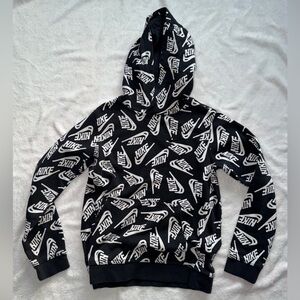 Boy’s Nike Logo Print Hoodie